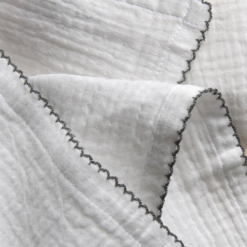 Cotton Muslin with Picot Edging - More Colours