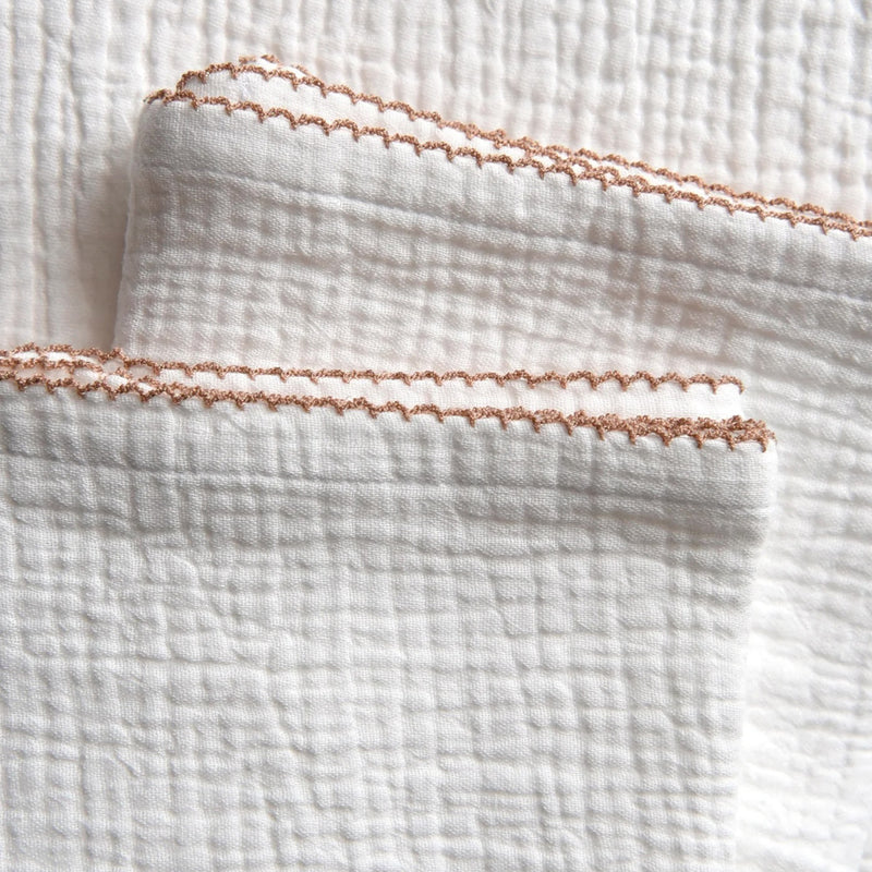 Cotton Muslin with Picot Edging - More Colours