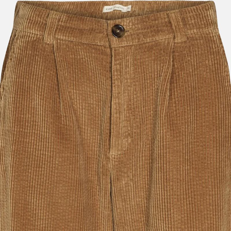 Women's Cotton Corduroy Maxia Pants - Chipmunk