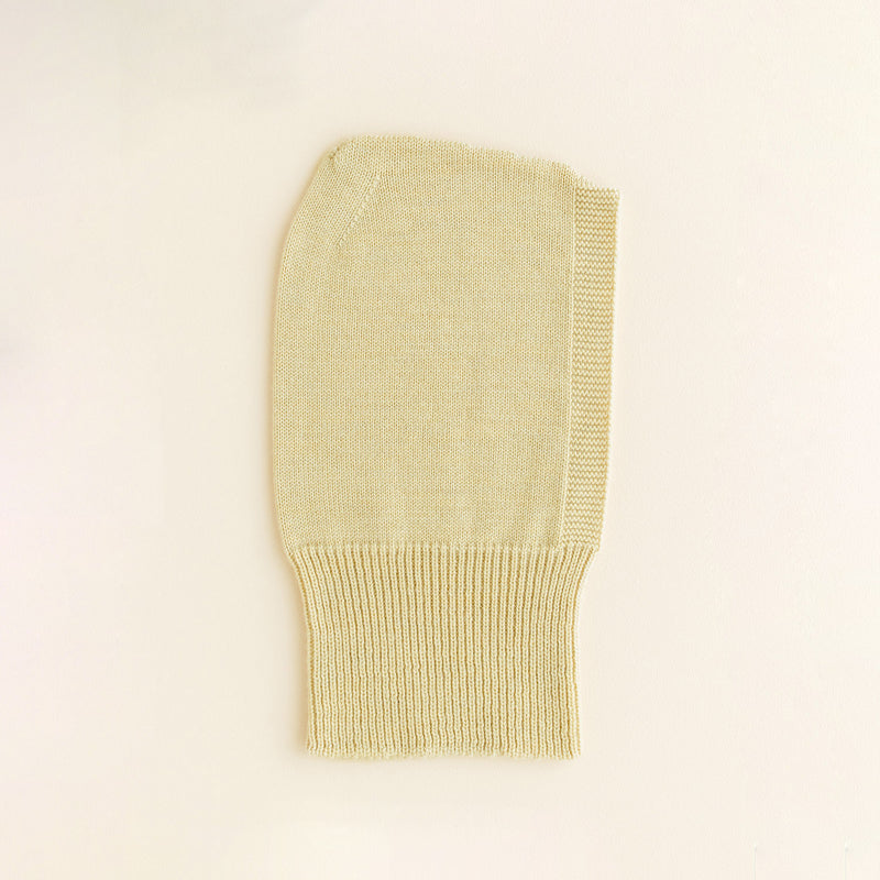 Baby & Kids Merino Wool Eddy Balaclava - Light Yellow