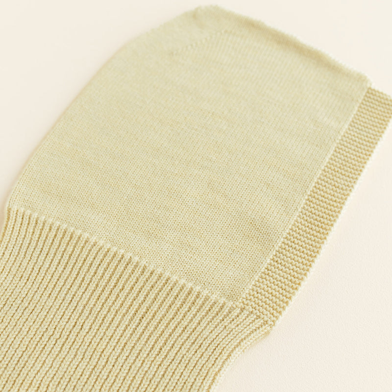 Baby & Kids Merino Wool Eddy Balaclava - Light Yellow