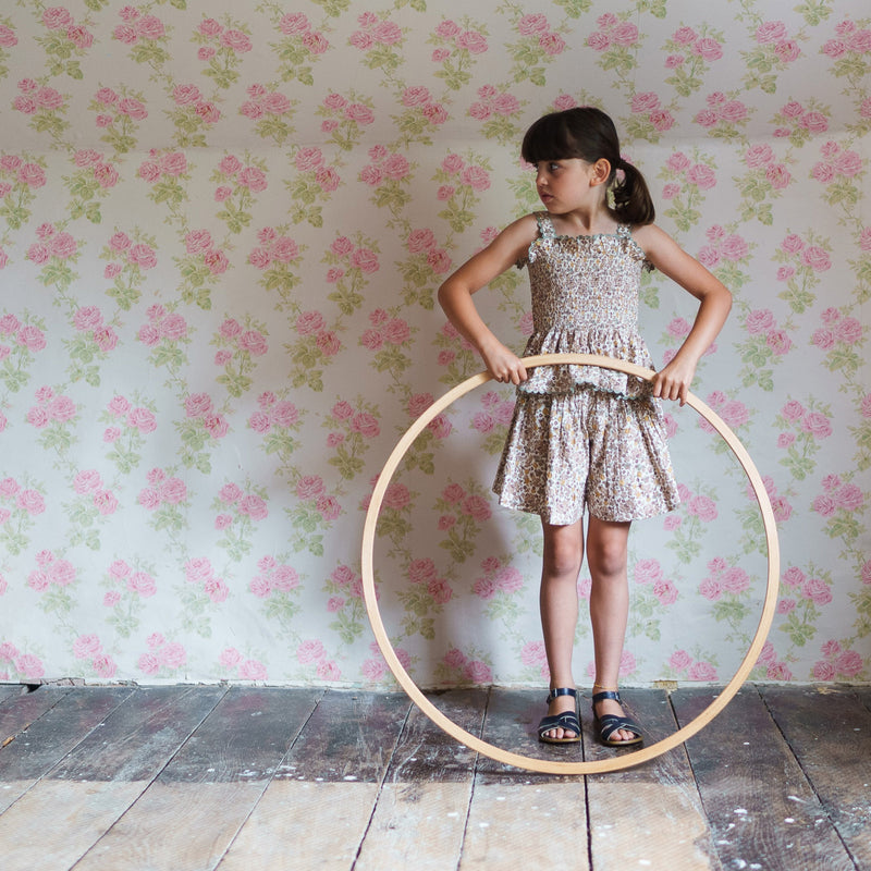 Kids Cotton Coco Culottes - Yarrow Floral