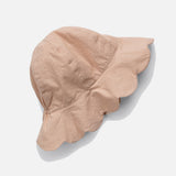 Baby & Kids Cotton Reversible Scalloped Sun Hat - Shell/Powder