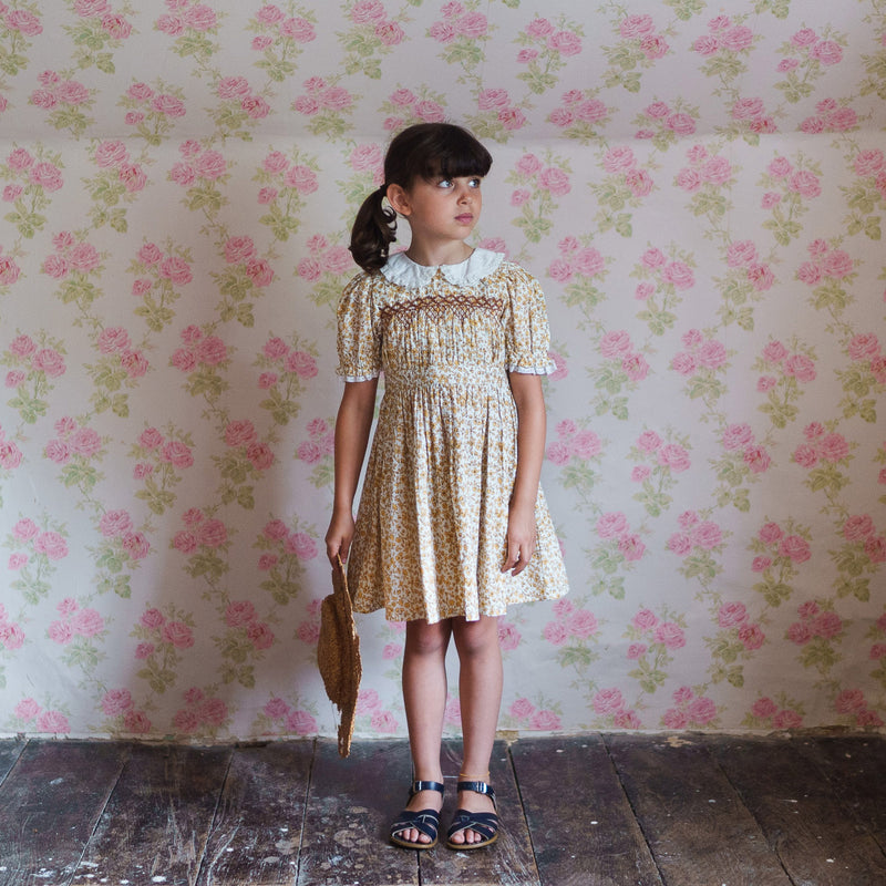 Kids Cotton Orla Dress - Bampton Floral