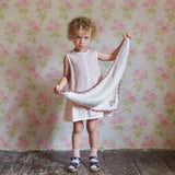 Kids Cotton Hannah Dress - Powder