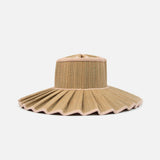 Women's Hand Woven Natural Grass Capri Hat - Sumatra
