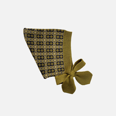 Baby & Kids Merino Wool Brae Bonnet - Golden Olive