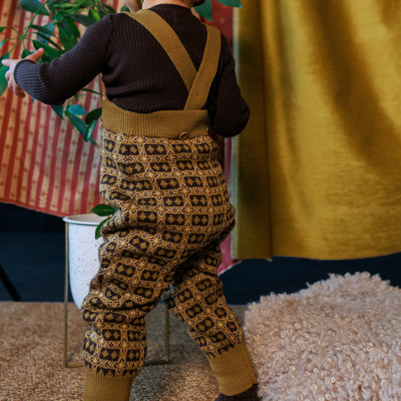 Baby & Kids Merino Wool Brae Pants - Golden Olive