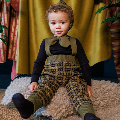 Baby & Kids Merino Wool Brae Pants - Golden Olive