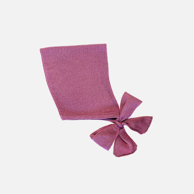 Baby & Kids Merino Wool Tegan Bonnet - Damson