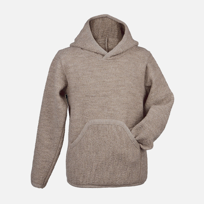 Baby & Kids Merino Wool Crepe Hoodie - Savanna