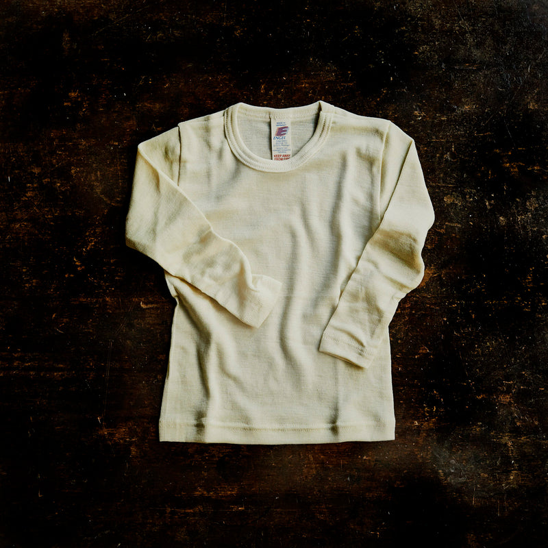 Merino Wool & Silk Pyjama Set - Natural