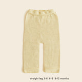 Baby Merino Wool Guido Pants - Light Yellow