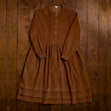 Ash Women's Dress - Cotton Corduroy - Auburn