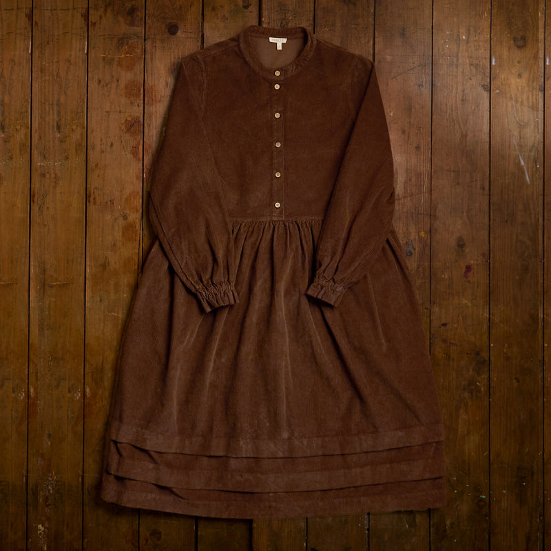 Ash Women's Dress - Cotton Corduroy - Squirrel