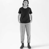 Women's Cotton Corduroy Pants - Black