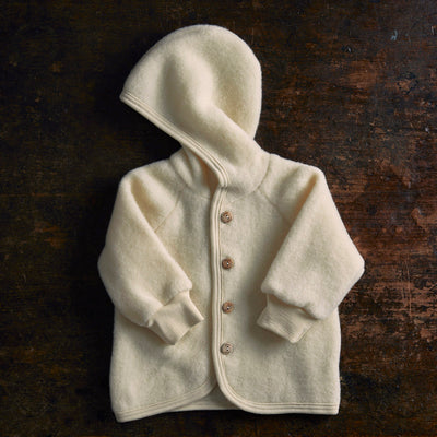Engel Baby Body Snaps Organic Merino Wool/Silk - Walnut (up to 3 yrs)