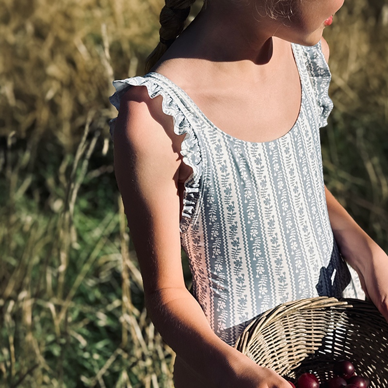 Kids Thelma Swimsuit - Azur