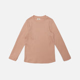 Cotton LS Top - Dusty Pink