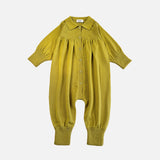 Baby & Kids Merino Wool Artist Romper - Moss