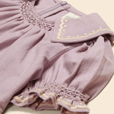 Cotton/Linen Betsy Blouse - Lavender
