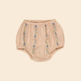 Baby Linen Lula Embroidered Bloomers - Blush