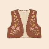 Cotton Bonnie Gilet - Fawn