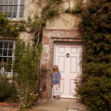 Kids Linen Donny Embroidered Shirt - Azul