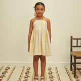 Kids Cotton Magrit Sundress - Painters Stripe