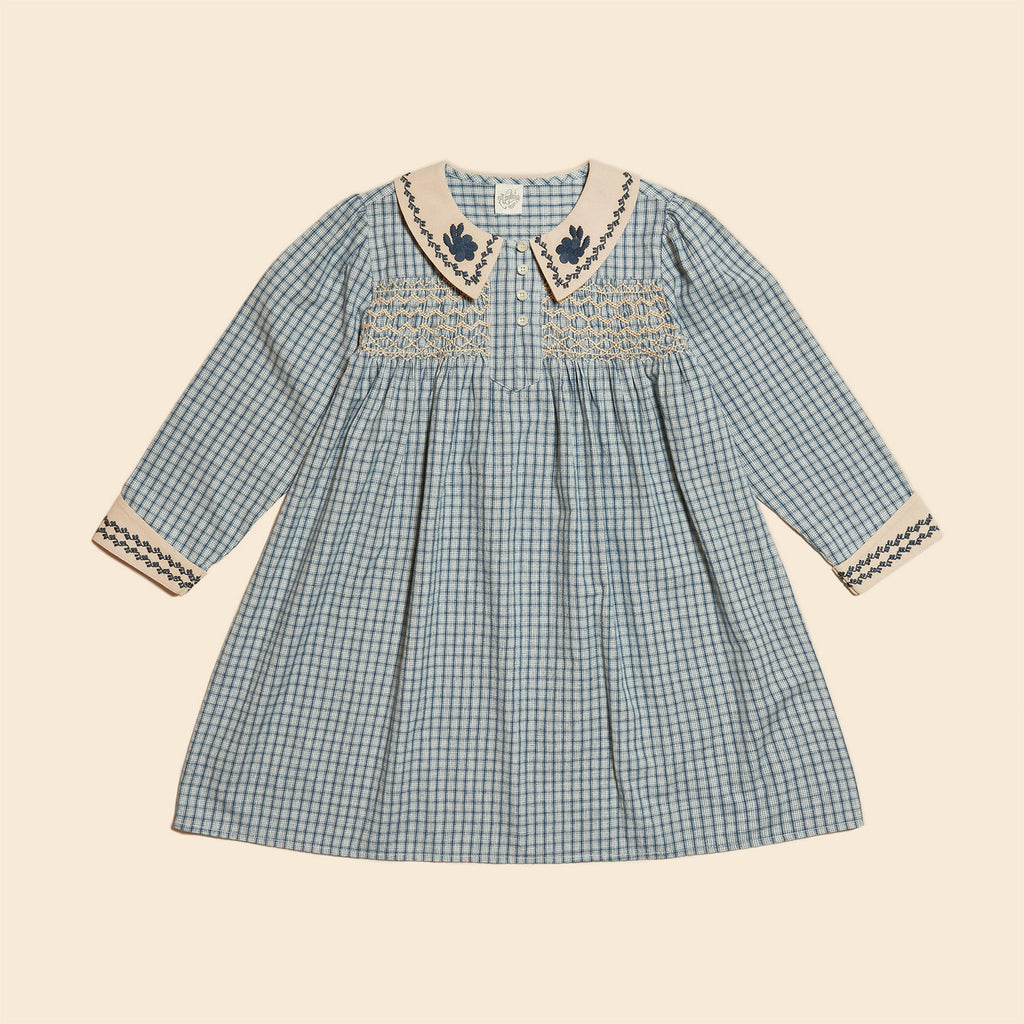 Cotton Minnie Dress - Worker Check