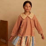 Cotton Myra Blouse - Desert Rose