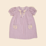 Linen Nora Dress - Lavender