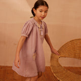 Linen Nora Dress - Lavender