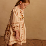 Cotton/Linen Penelope Dress - Pink Sand