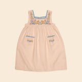 Kids Linen Tabitha Dress - Blush
