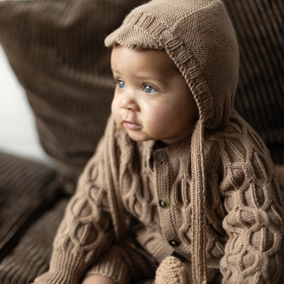 Baby Merino Wool Hugo Hat - Camel