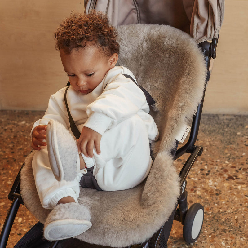 Merino Sheepskin Snuggler / Buggy Liner - Toast