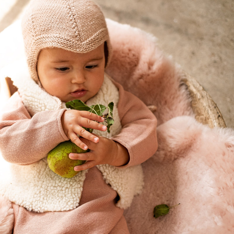 Merino Sheepskin Wrigglemat - Rose