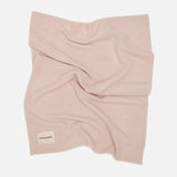 Merino Wool Two Tone Blanket - Rose/Camel