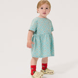 Baby Cotton Dress - Daisy Mosaic