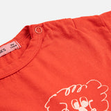 Baby Cotton T-Shirt - Red Pickles the Dog