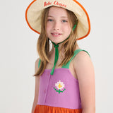 Kids Cotton Block Dress - Pixel Daisy