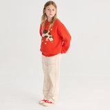 Kids Cotton Twill Pants - Natural
