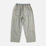 Kids Cotton Denim Pants - Square Bobo Choses