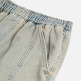 Kids Cotton Denim Pants - Square Bobo Choses