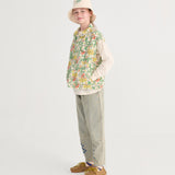 Kids Cotton Denim Pants - Square Bobo Choses