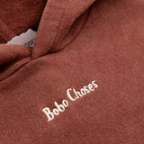 Kids Cotton Hoodies - Brown