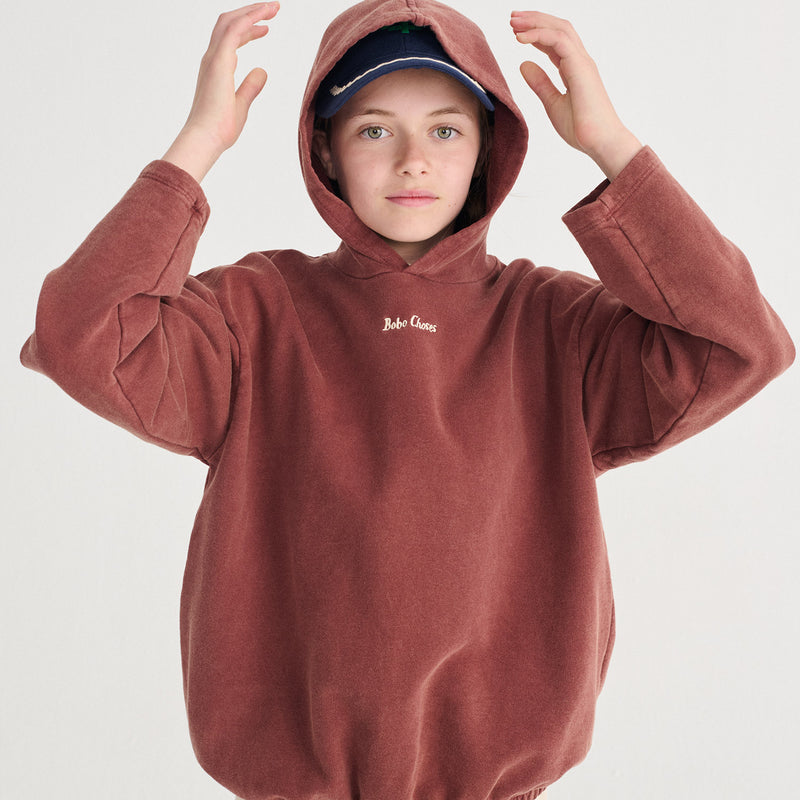 Kids Cotton Hoodies - Brown