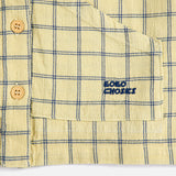 Kids Cotton SS Shirt- Spicy Window Pane