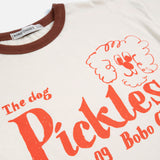 Kids Cotton T-Shirt - Natural Pickles the Dog